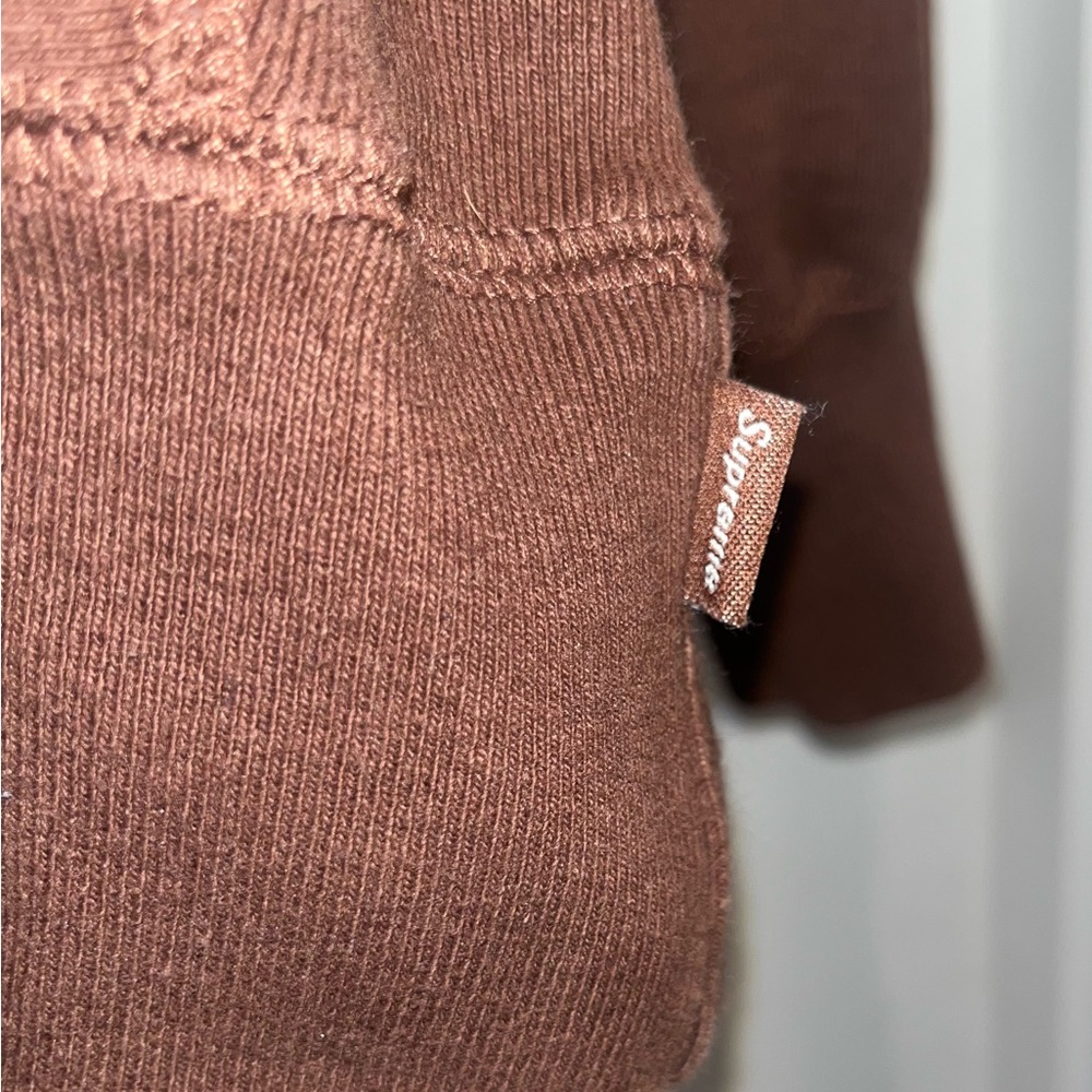 Supreme Men's capital Hoodie Sweatshirt Brown - Picture 5 of 6